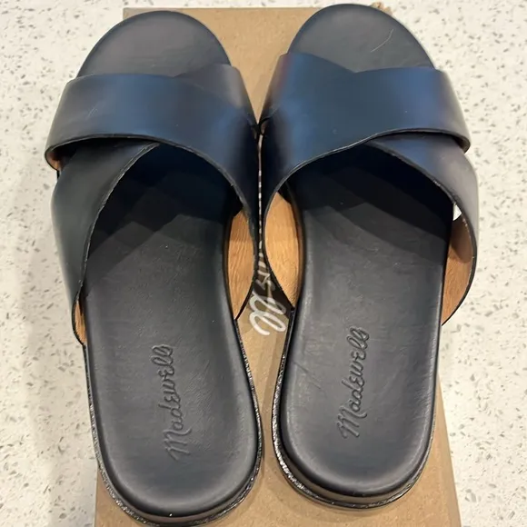 NIB | Madewell The Louisa Crisscross Slide | Size 9.5