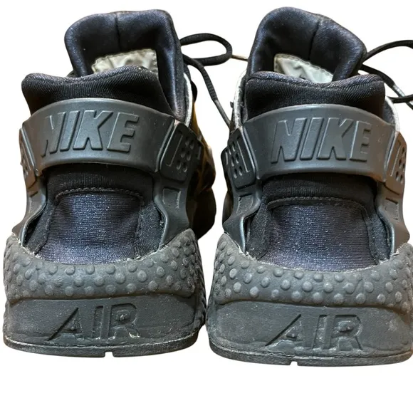 Nike Air Black Sneakers Huarache Running Sandals Performance Tech Wear Women 8.5