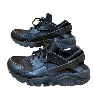 Nike Air Black Sneakers Huarache Running Sandals Performance Tech Wear Women 8.5