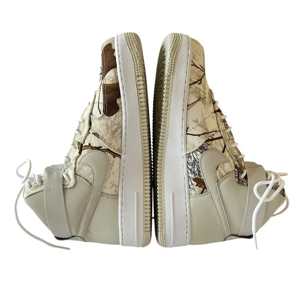 Nike Air Force 1 High 07 LV8 3 x Realtree White Camo Sneakers Mens 9 / Wmns 10.5