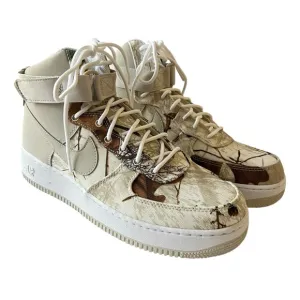 Nike Air Force 1 High 07 LV8 3 x Realtree White Camo Sneakers Mens 9 / Wmns 10.5