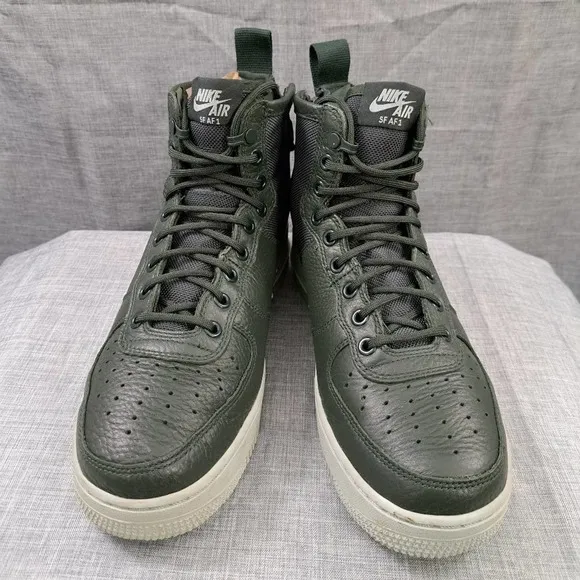 Nike Air Force 1 SF Mid Shoes Women's 9 Outdoor Green Army AA3966-300 Sneakers