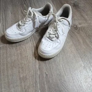 Nike Air Force One Sneakers In White.  Size 7