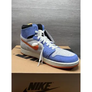 Nike Air Jordan 1 High Zoom CMFT 2 Shoes University Blue Sail DV1307-184 Size 10