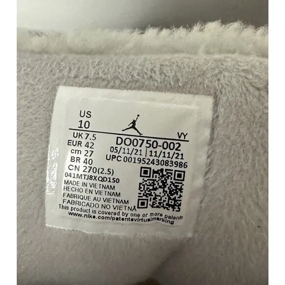 Nike Air Jordan 1 Low SE Sherpa Fleece Women's Size 10 Sneakers DO0750-002