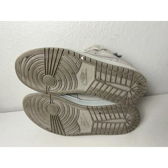 Nike Air Jordan 1 Low SE Sherpa Fleece Women's Size 10 Sneakers DO0750-002
