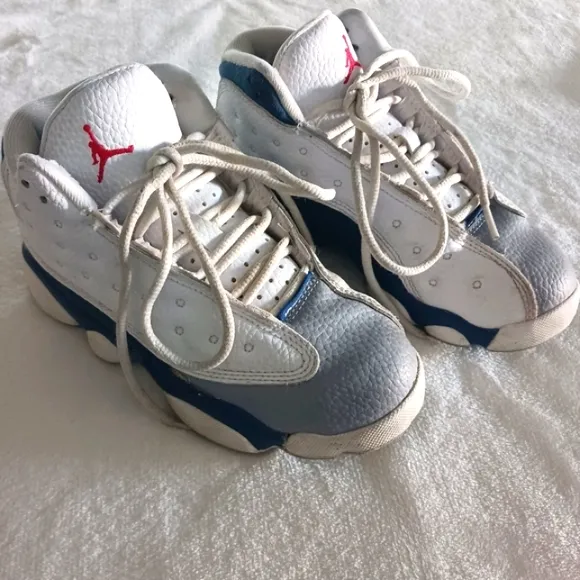 Nike Air Jordan 13 Retro French Blue Sneakers, Child Size 13C