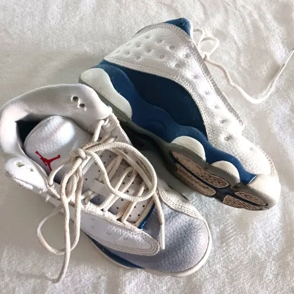 Nike Air Jordan 13 Retro French Blue Sneakers, Child Size 13C