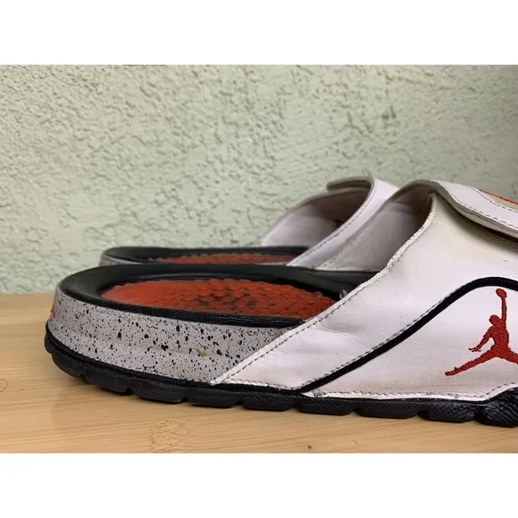Nike Air Jordan Hydro Retro 11 XI Slide Red White Sandals Men Size 13
