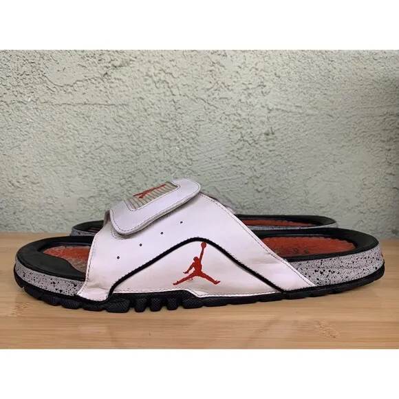 Nike Air Jordan Hydro Retro 11 XI Slide Red White Sandals Men Size 13
