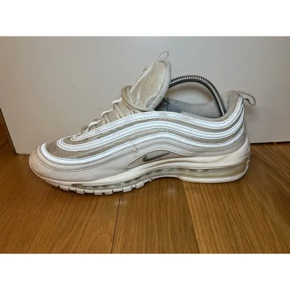 Nike Air Max 97 Mens White Athletic Sneakers Men’s Size 10