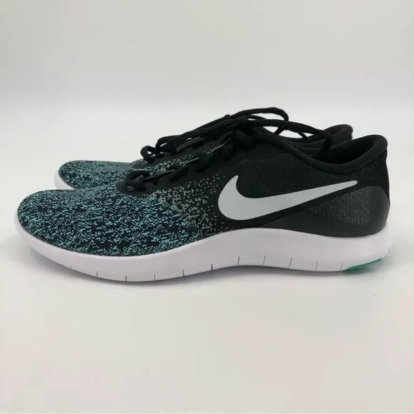 Nike Black/Blue Flex Contact Sneakers | Women's Size 9.5