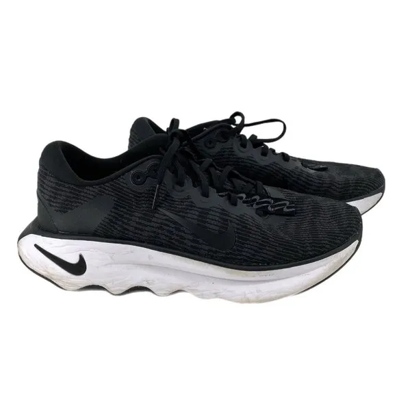 Nike Black/White Textile Sneakers | Athletic Style Size 11
