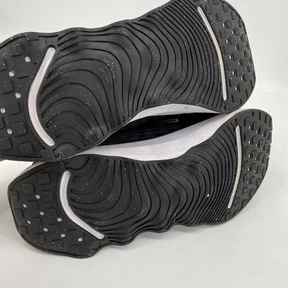 Nike Black/White Textile Sneakers | Athletic Style Size 11