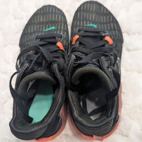 Nike Boys' Lebron Witness 6 Black and Orange Basketball Sneakers Size 4.5Y