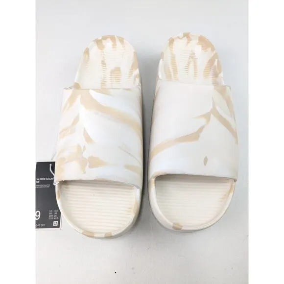 Nike Calm Slide SE Sandals - Phantom Marble - 9W 8M