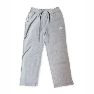 Nike Fleece Sweatpants Joggers with Pockets‎ Gym Training Gray Men's Size M