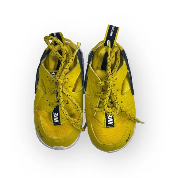 Nike ✔︎ Huarache Run SE TD Baby Walker Girl Boy Sneakers ✔︎ Bright Citron ✔︎ 6C