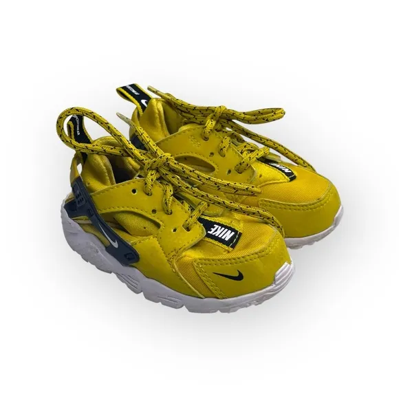Nike ✔︎ Huarache Run SE TD Baby Walker Girl Boy Sneakers ✔︎ Bright Citron ✔︎ 6C