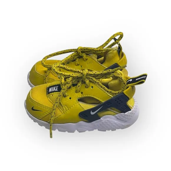 Nike ✔︎ Huarache Run SE TD Baby Walker Girl Boy Sneakers ✔︎ Bright Citron ✔︎ 6C
