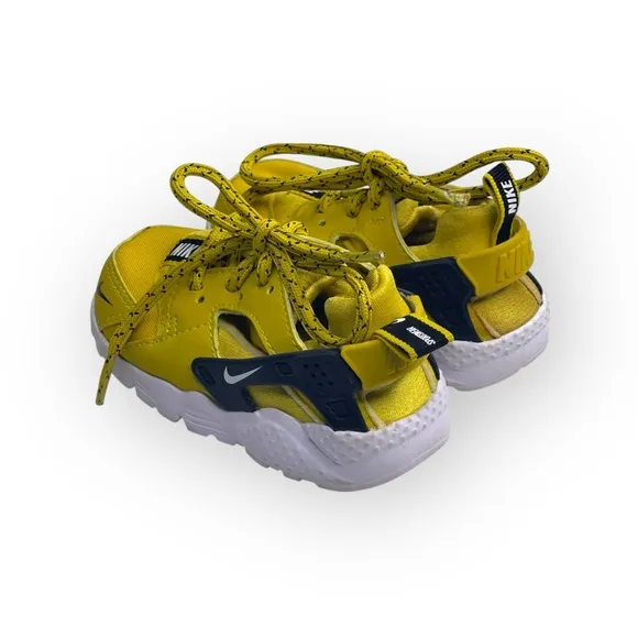 Nike ✔︎ Huarache Run SE TD Baby Walker Girl Boy Sneakers ✔︎ Bright Citron ✔︎ 6C