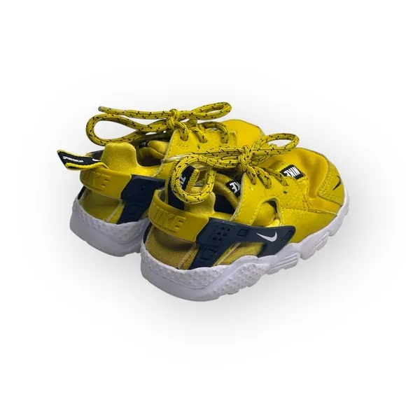Nike ✔︎ Huarache Run SE TD Baby Walker Girl Boy Sneakers ✔︎ Bright Citron ✔︎ 6C