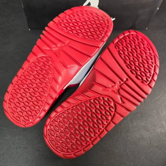 Nike Jordan Hydro 2 Retro Slides Shoes White Red - 6Y Boys / Womens 7.5 (313194)