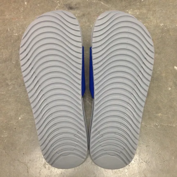 NIKE KAWA SANDALS GS PS SWOOSH ROYAL BLUE YOUTH