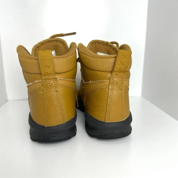 Nike Kids Manoa Boots Leather Yellow Sneakers Size 1Y