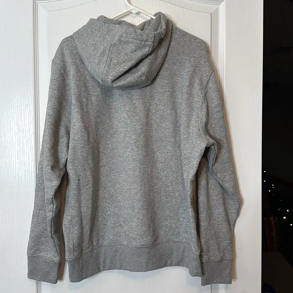Nike Men’s Club Fleece Stacked Logo Hoodie Gray XL