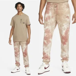Nike / Men’s Sportswear Club Fleece Tie Dye Jogger Pants Sunrise Hemp