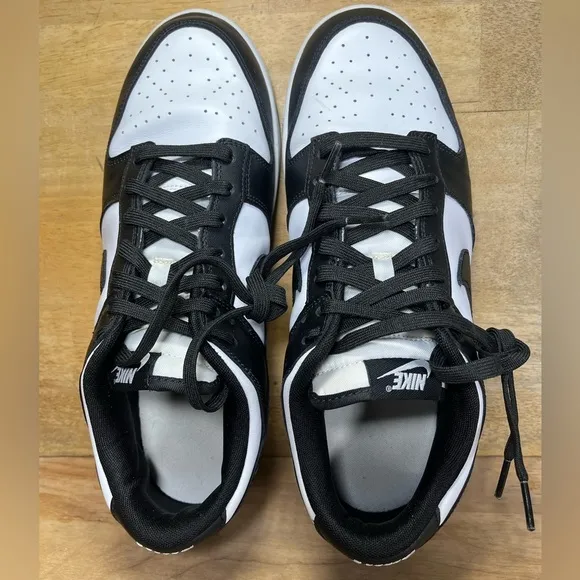 Nike Panda Dunks Retro Low Mens Size 11 Shoes Sneakers Black White DD1391-100