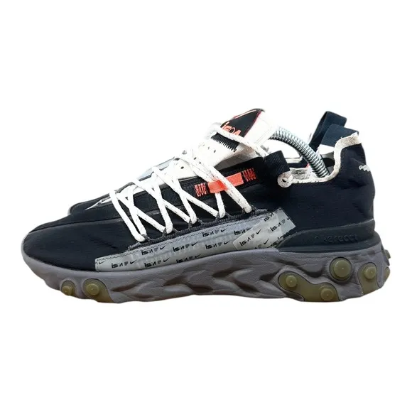 Nike React WR ISPA Men's Size 9 Gunsmoke Black Running Outdoor Trainer