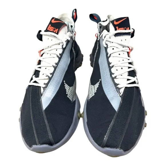 Nike React WR ISPA Men's Size 9 Gunsmoke Black Running Outdoor Trainer