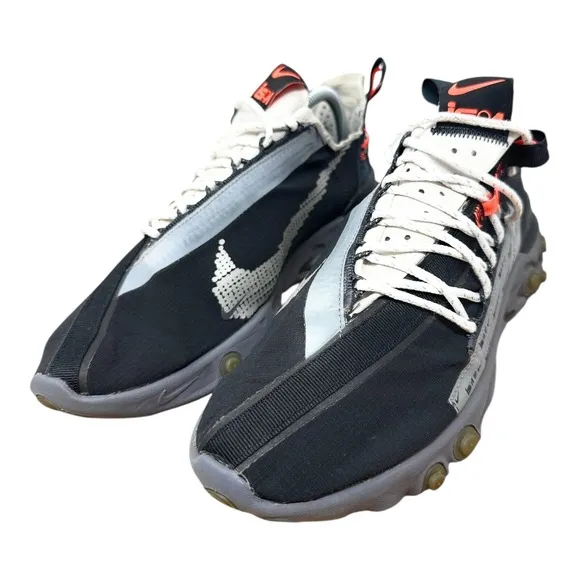 Nike React WR ISPA Men's Size 9 Gunsmoke Black Running Outdoor Trainer