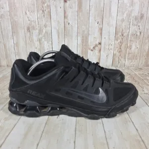 Nike Reax Training Shoes All Black Athletic Running Sneakers Size 10.5