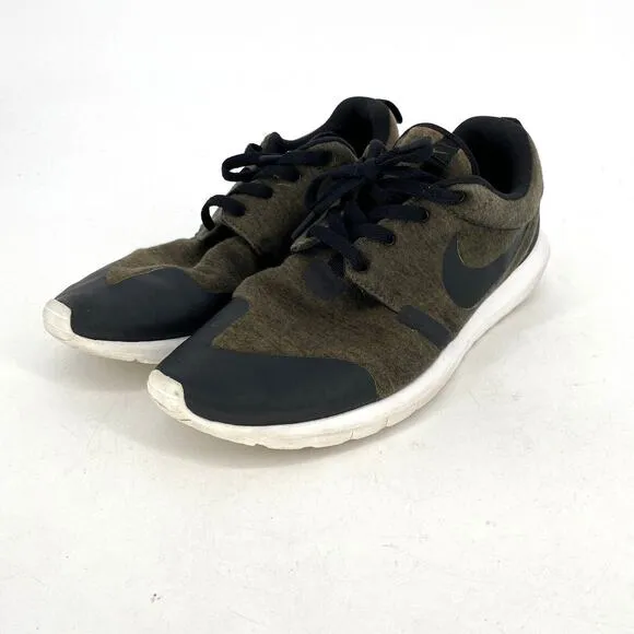 Nike Roshe Run Tech Fleece Cargo Khaki Green Sneakers Men’s Size 13 749658-301