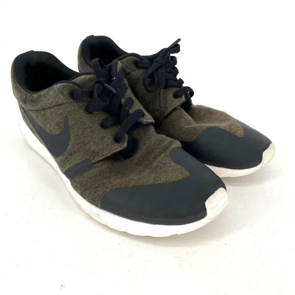 Nike Roshe Run Tech Fleece Cargo Khaki Green Sneakers Men’s Size 13 749658-301