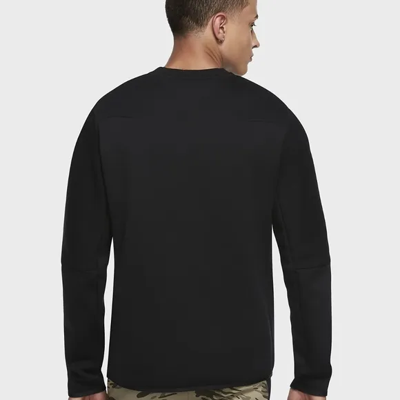 Nike Sportswear Tech Fleece Crew Sweatshirt 'Black- Large