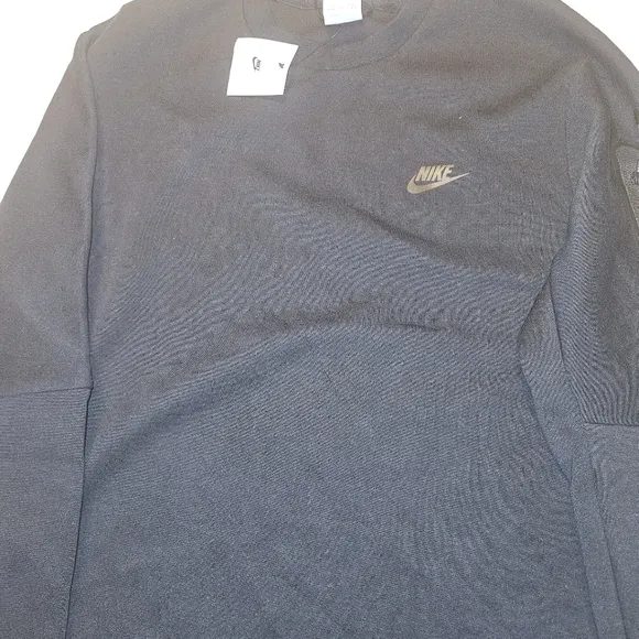 Nike Sportswear Tech Fleece Crew Sweatshirt 'Black- Large