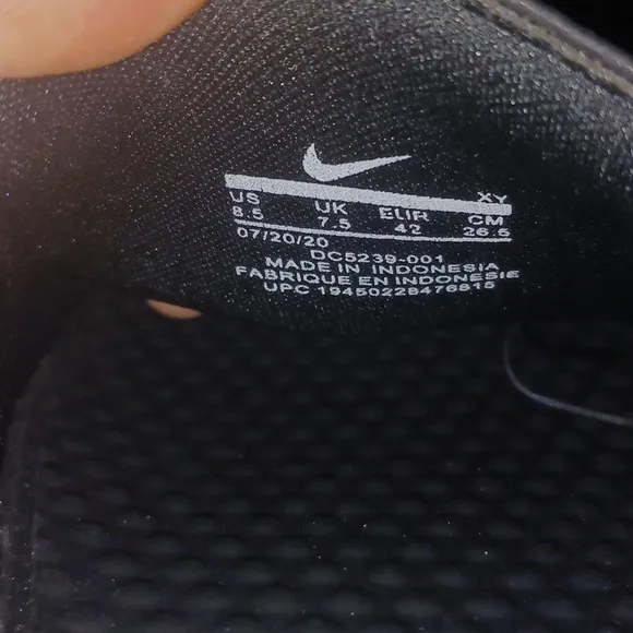Nike Stussy Black Slide Sandals