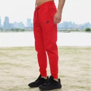 Nike Tech Fleece Joggers University Red Men Sizes L 3XL Bottoms CU4495-657