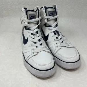 Nike White Black Delta Force AC High Basketball Sneakers Shoes Size 11