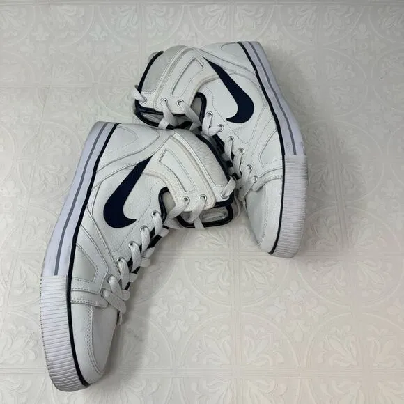 Nike White Black Delta Force AC High Basketball Sneakers Shoes Size 11
