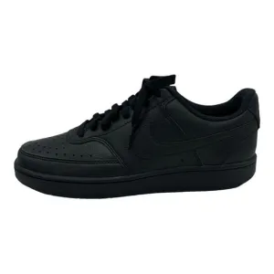 Nike Womens Court Vision Low Black on Black Color Way Sz 8 Restored New
