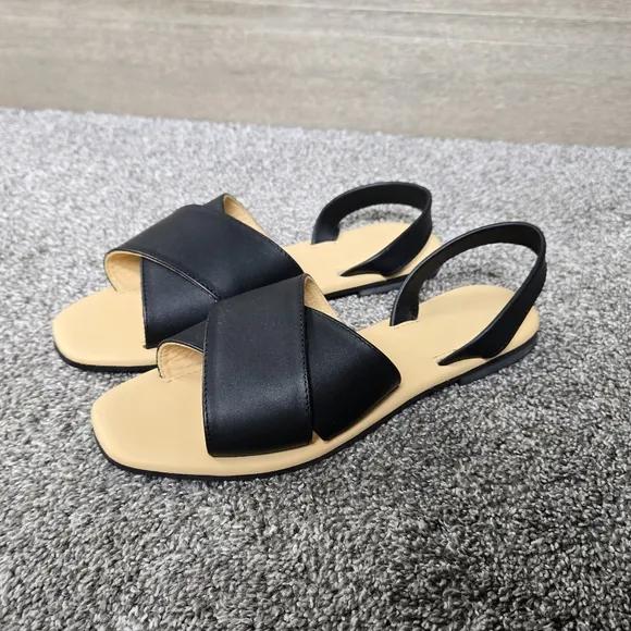 Nisolo All Day Cross Strap Sandals NEW size 8