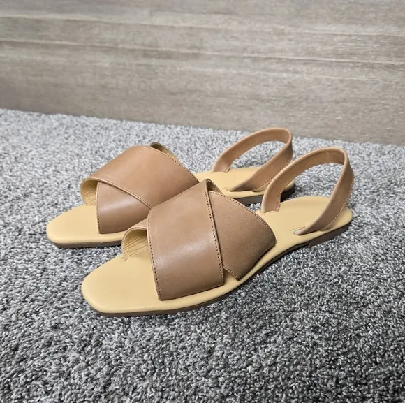 Nisolo All Day Cross Strap Sandals NEW size 9