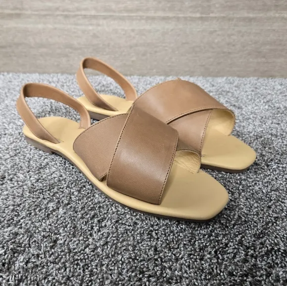 Nisolo All Day Cross Strap Sandals NEW size 9