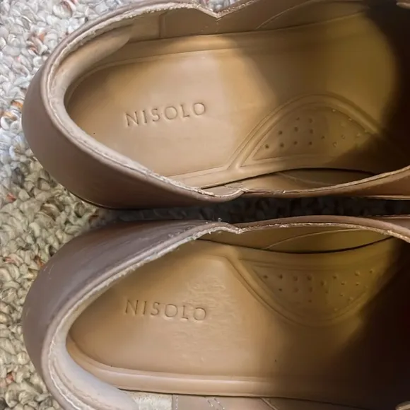 NISOLO Emma Slip-On Leather Loafers Size 9