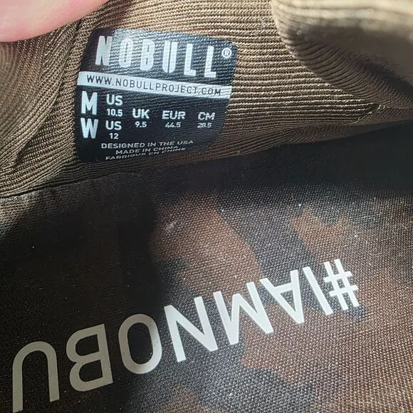 NOBULL Camo Trainer Athletic Shoes‎ Low Top Crossfit Sneakers Brown Men's 10.5